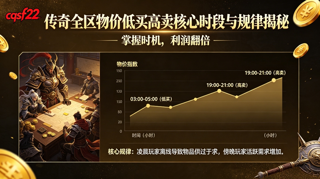 揭秘传奇全区物价低买高卖核心时段与规律