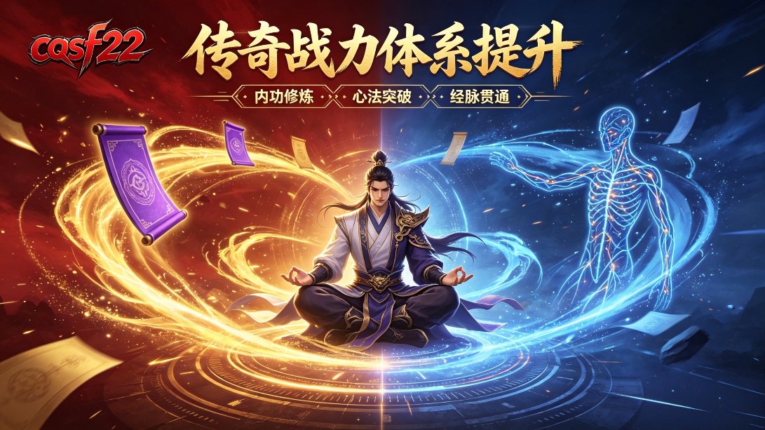 传奇战力体系提升｜内功、心法、经脉修炼全解析