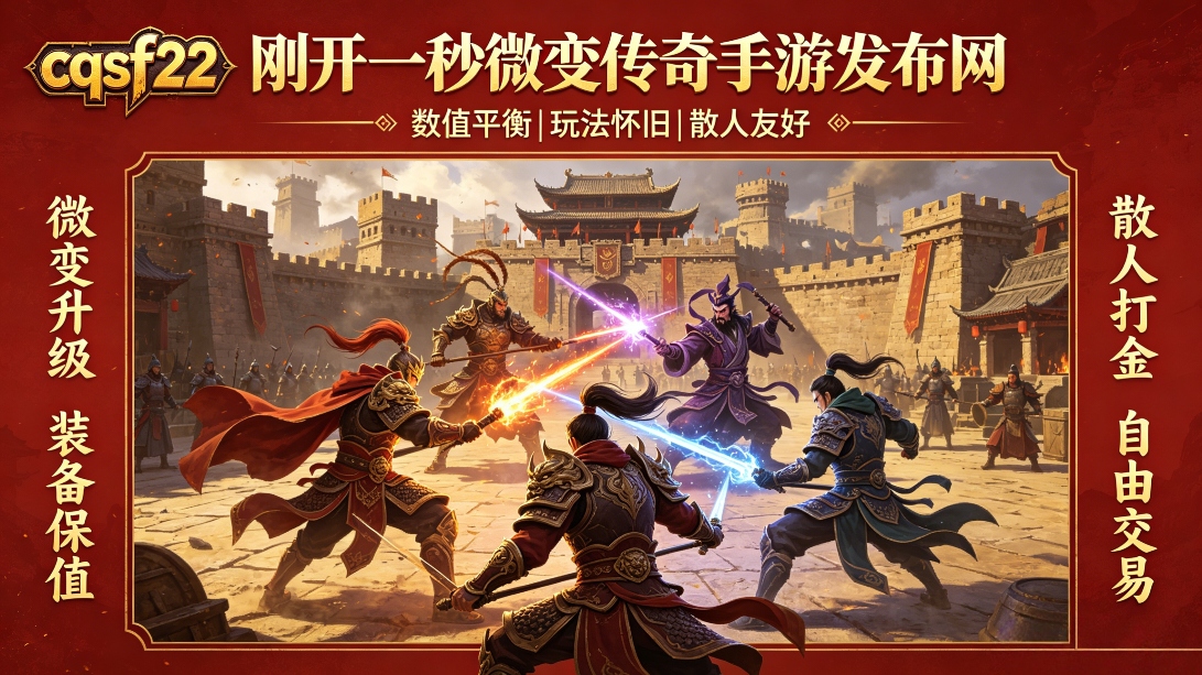 刚开一秒微变传奇手游发布网 | 数值平衡玩法怀旧散人玩家友好