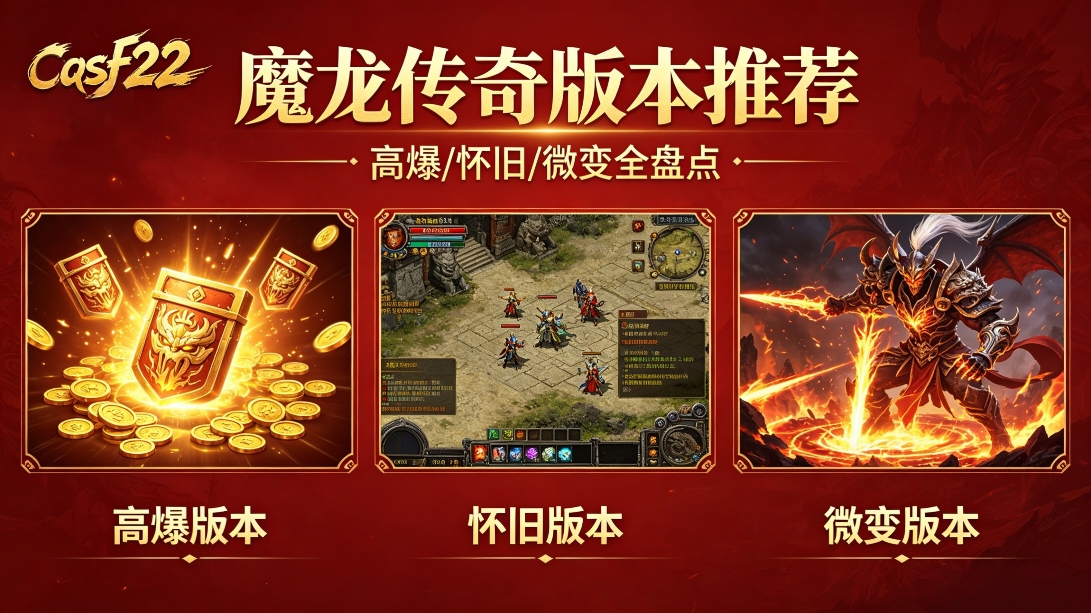 魔龙传奇版本推荐：高爆/怀旧/微变全盘点
