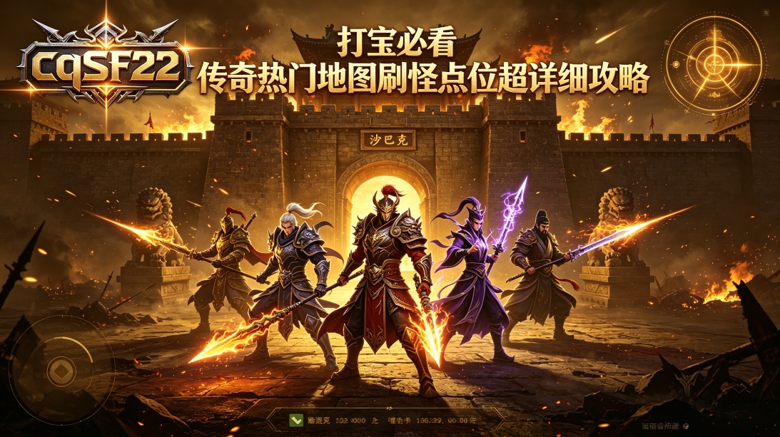打宝必看 | 传奇热门地图刷怪点位超详细攻略