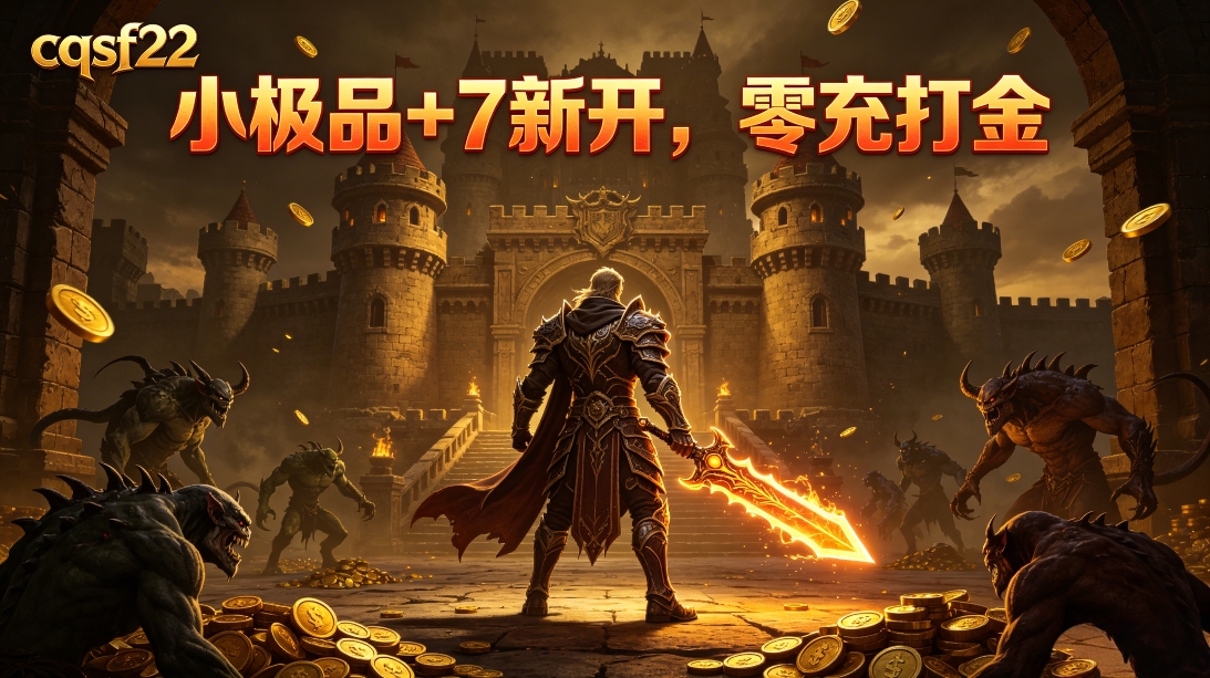 最新开微变传奇sf｜小极品+7新开，零充打金